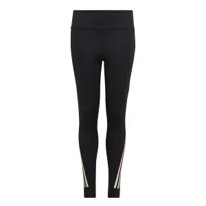 adidas - Girls' (Junior) Aeroready Training 3-Stripes Tights (IC0363)