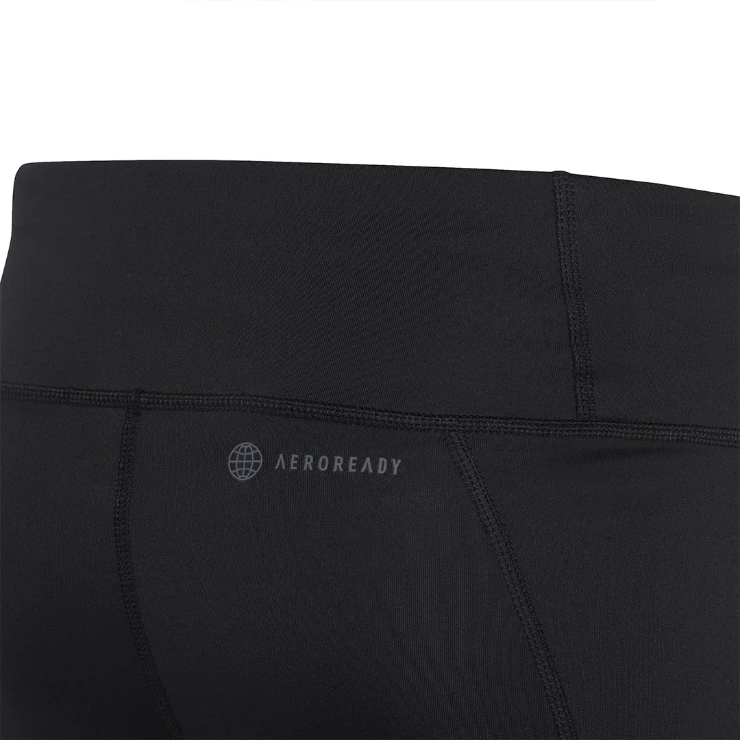 adidas - Girls' (Junior) Aeroready Training 3-Stripes Tights (IC0363)
