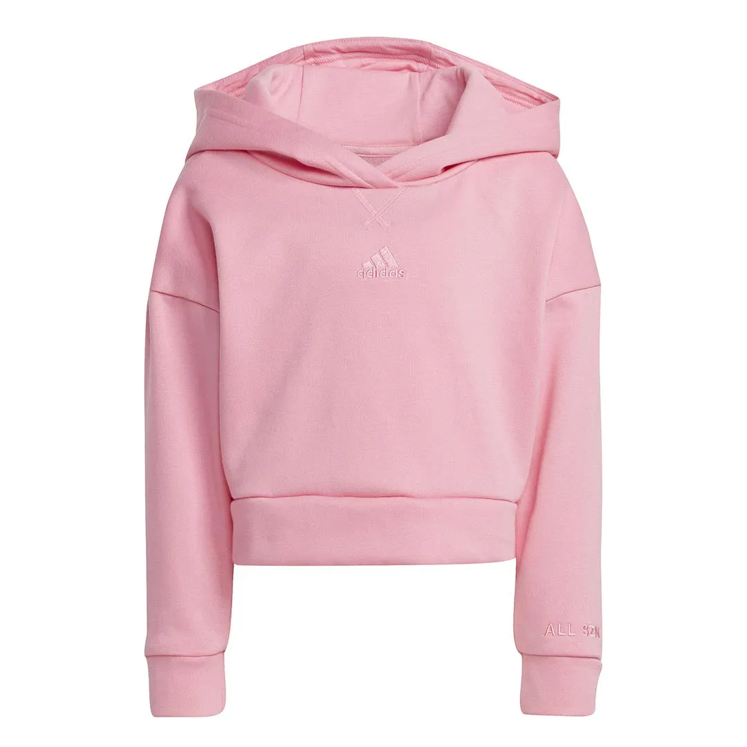adidas - Girls' (Toddler & Junior) Hooded Fleece and Leggings Set (HN3475)