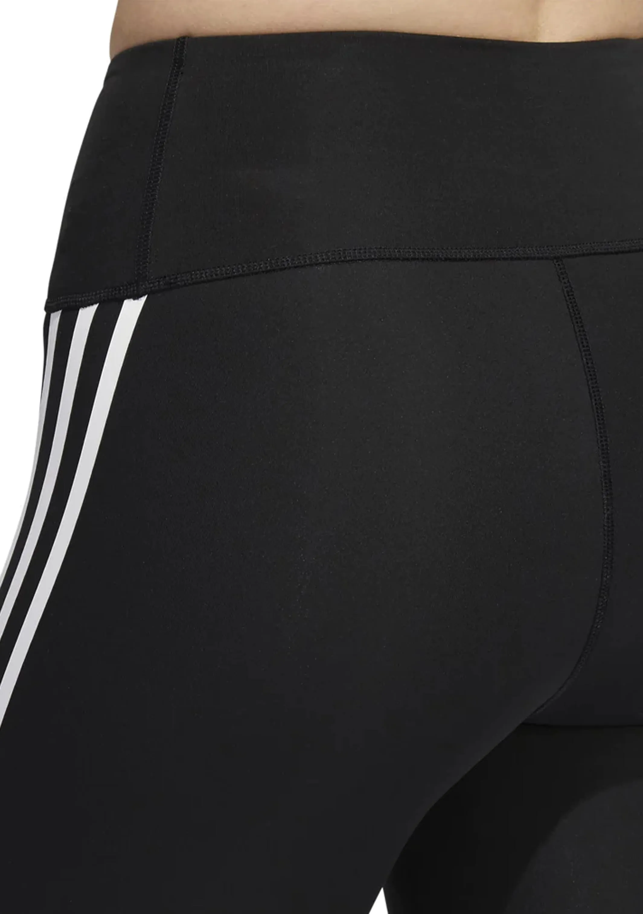 Adidas Womens Optime Trainicons 3-Stripes Bike Short Leggings