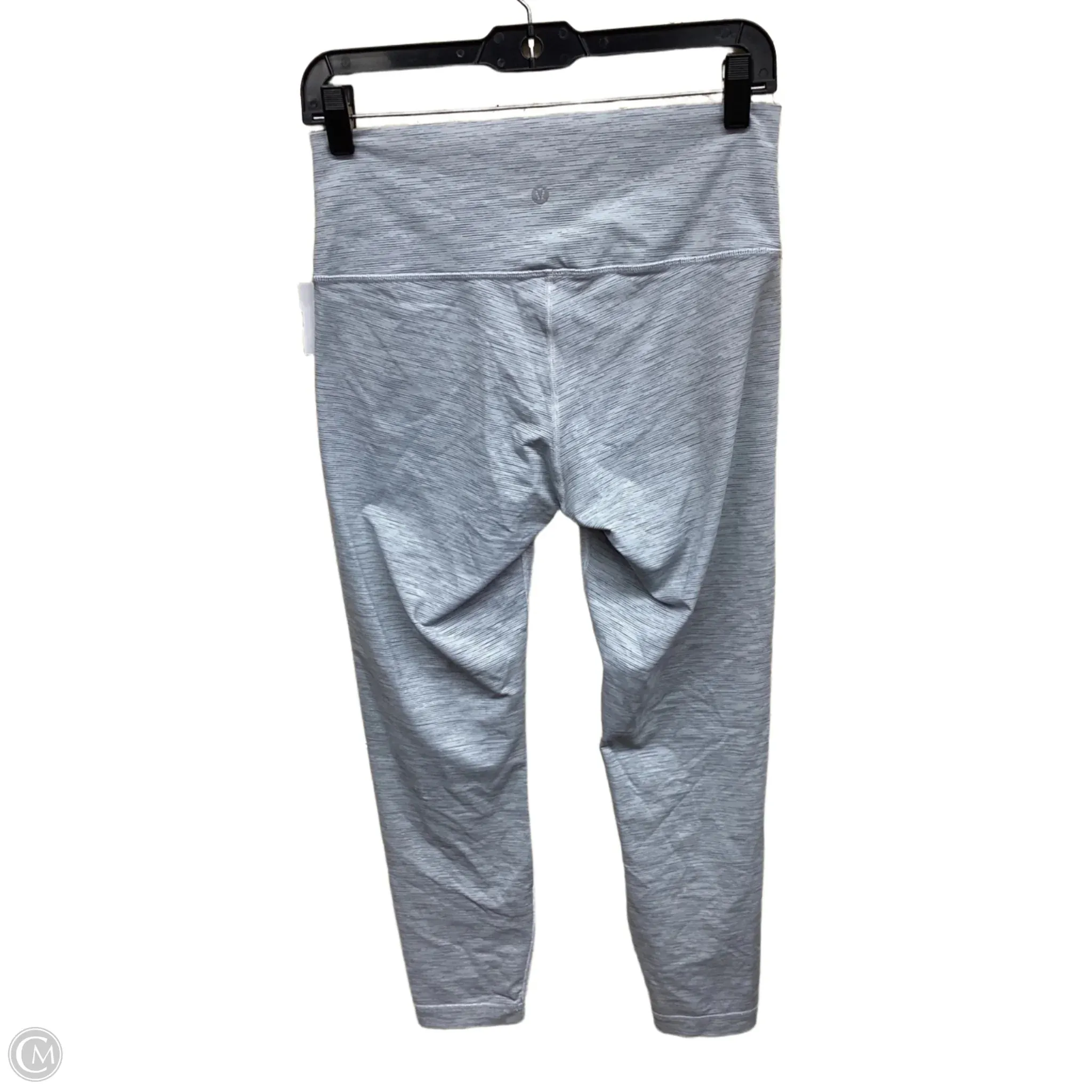 Athletic Leggings By Lululemon In Grey, Size: 10