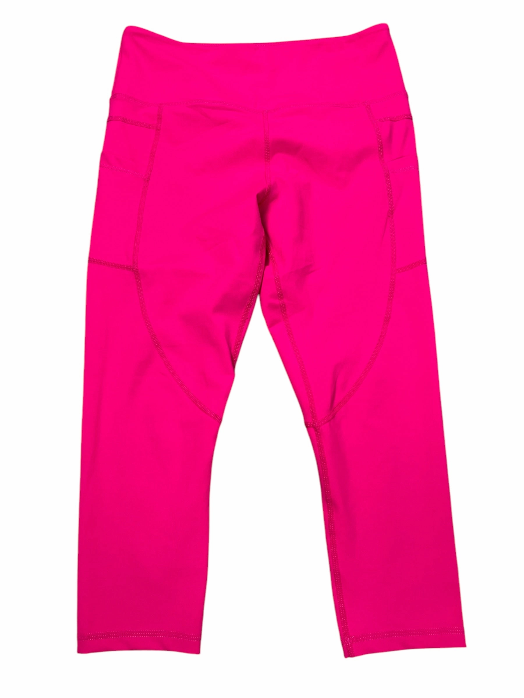 Athletic Leggings Capris By Zyia In Pink, Size:M