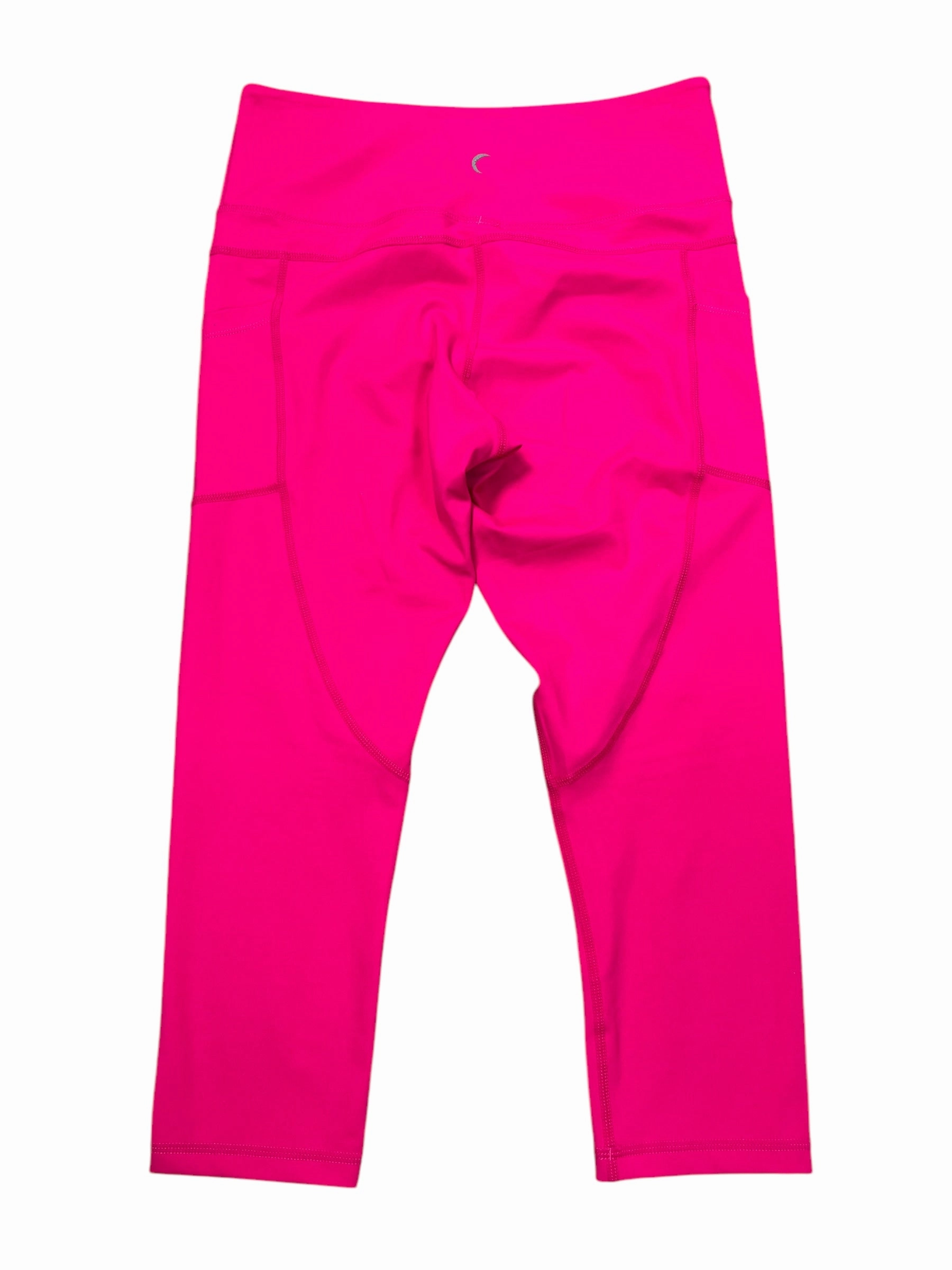 Athletic Leggings Capris By Zyia In Pink, Size:M