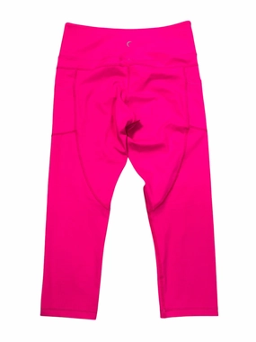 Athletic Leggings Capris By Zyia In Pink, Size:M