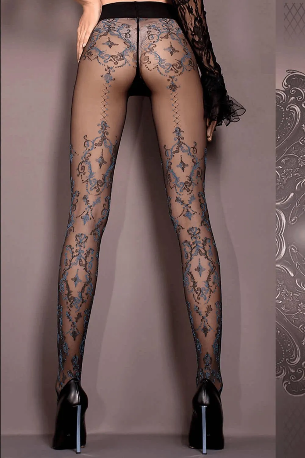 Ballerina Secret 412 Sheer Pantyhose Tights Gray