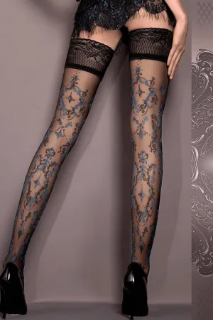 Ballerina Secret 416 Sheer Stockings Hold Ups Black