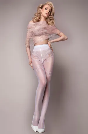 Ballerina Secret 581 Tights Pantyhose White