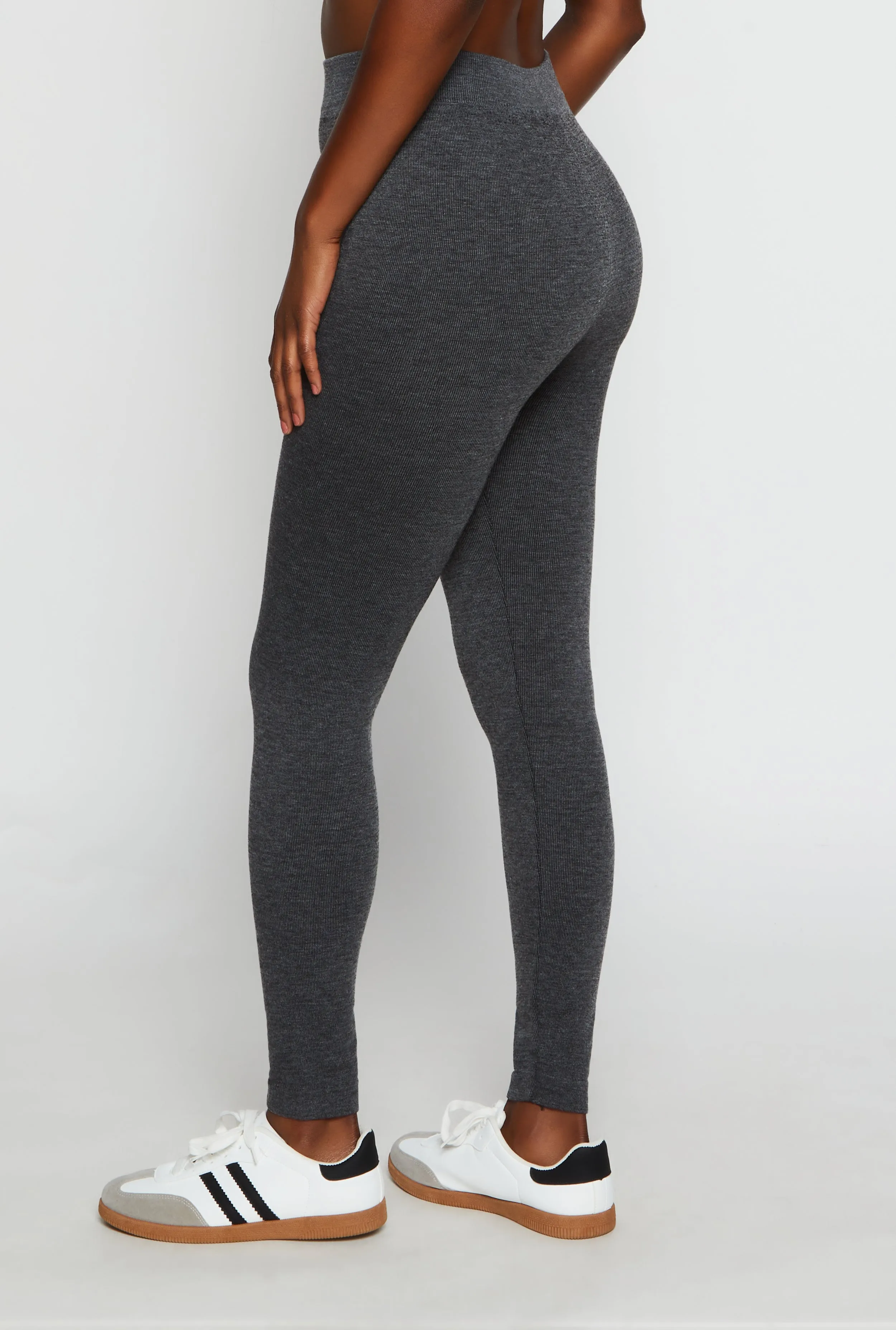 Basic French Terry High Waist Leggings