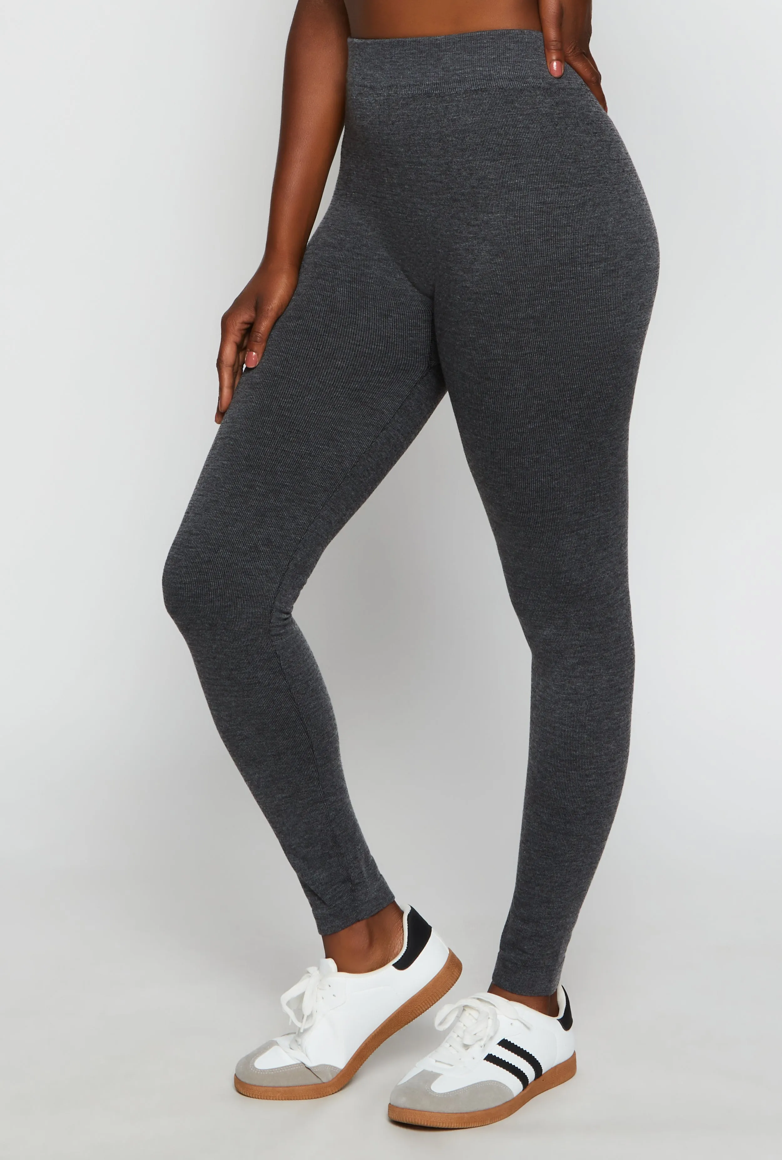 Basic French Terry High Waist Leggings