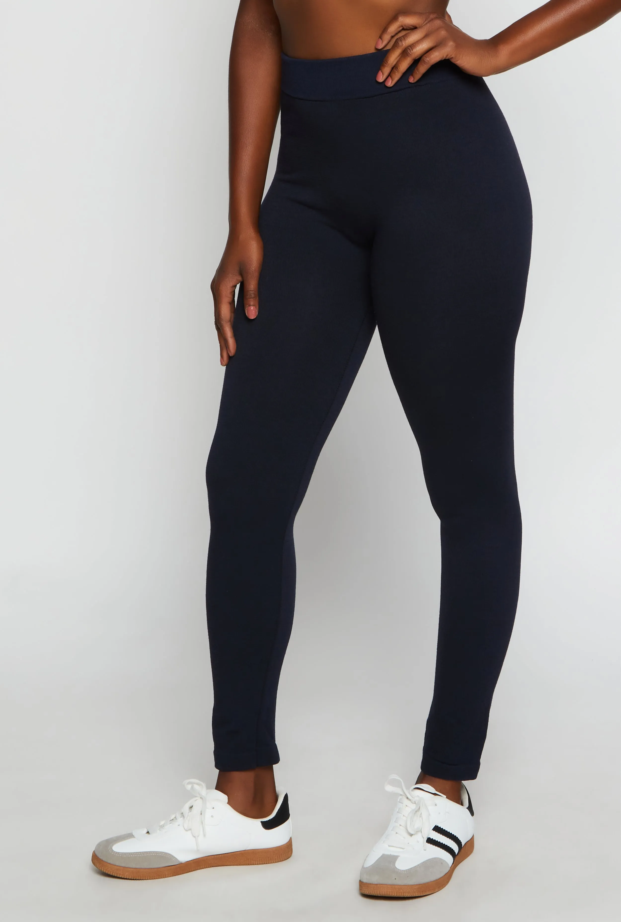 Basic French Terry High Waist Leggings