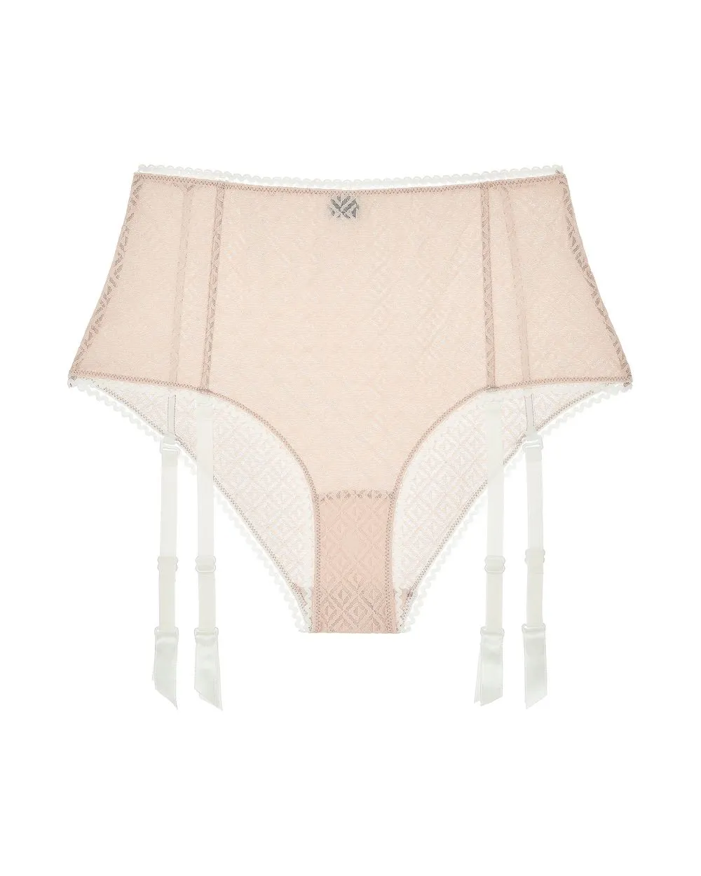 Betty High Waisted Brief with Removable Garters