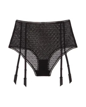 Betty High Waisted Brief with Removable Garters
