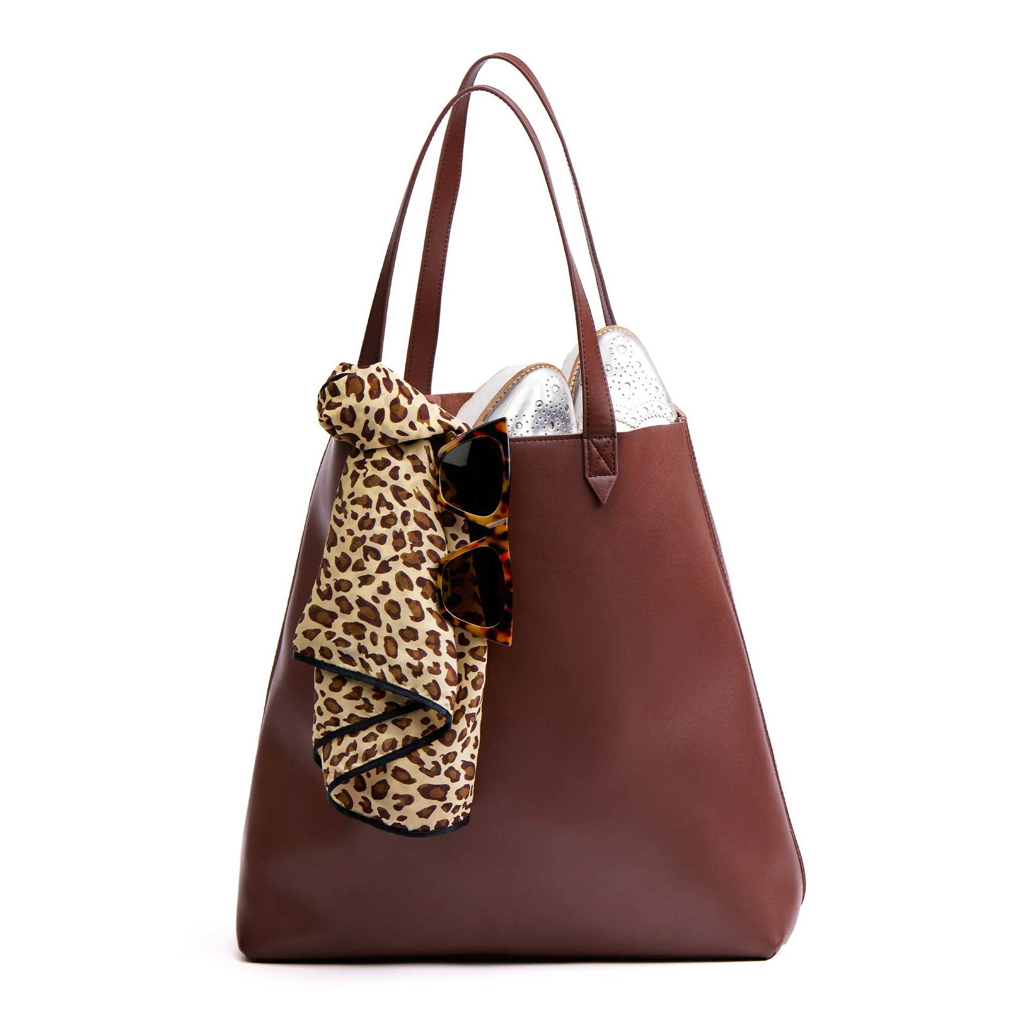 Carryall Made Easy Leather Tote 16”