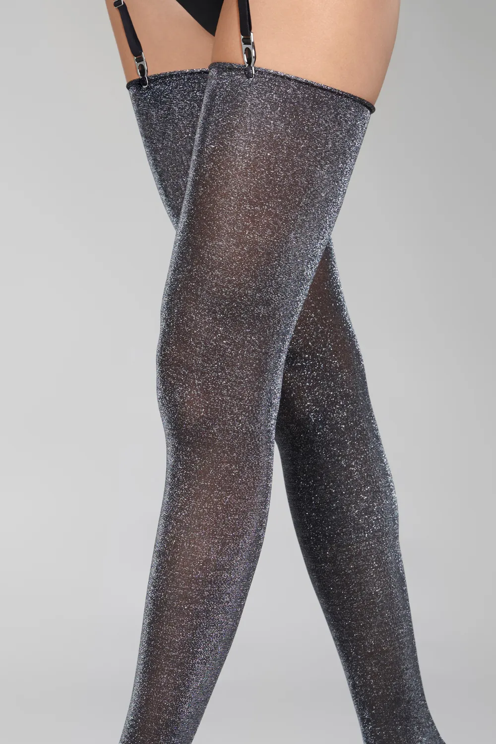 Cut & Curled Lurex Stockings 20 Denier