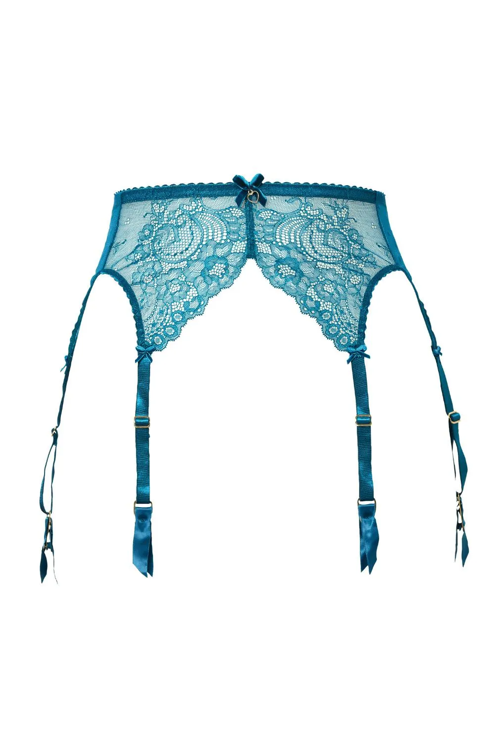 Dita Von Teese Fiamma Lace Suspender Belt Corsaire Blue