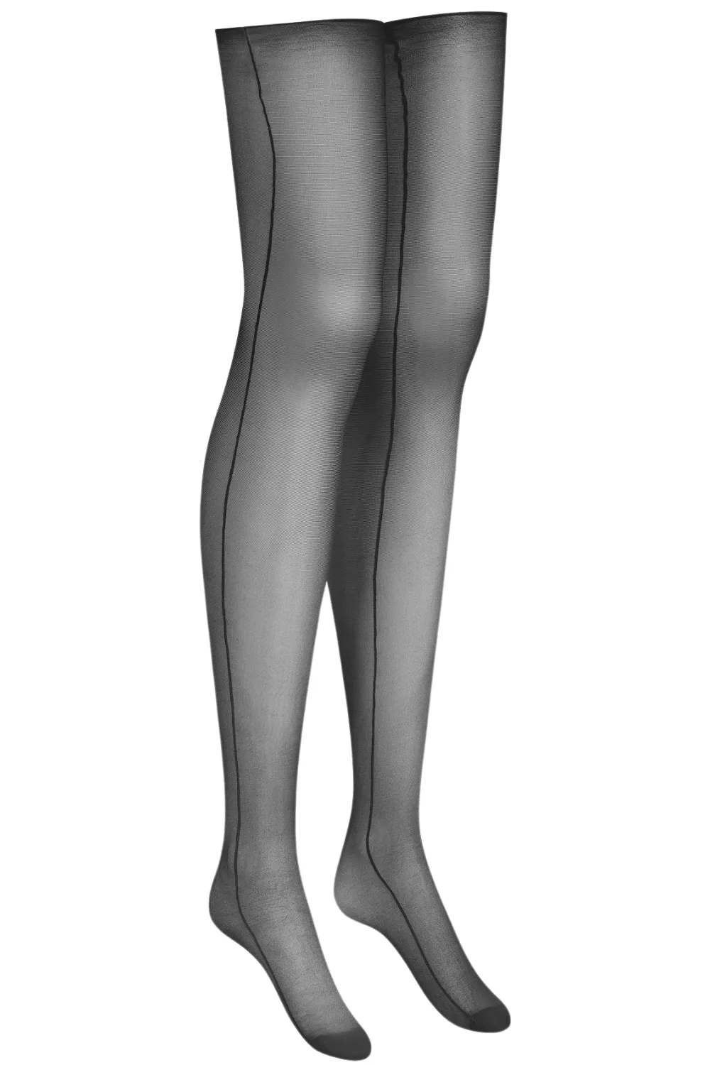 Double Side Seam Cut & Curled Stockings