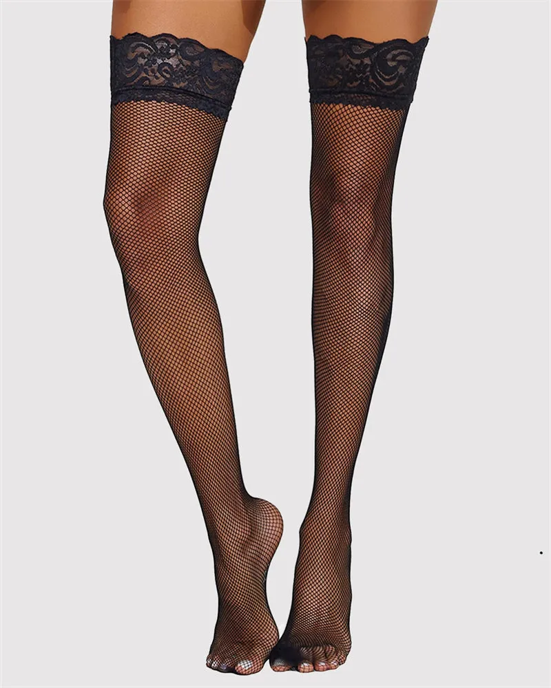 Fishnet Tights High Stockings