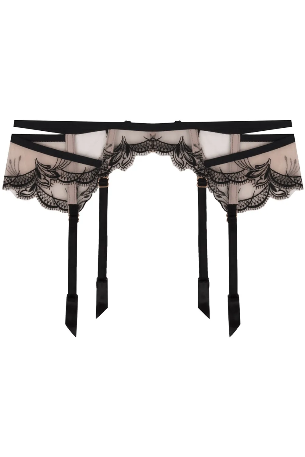 Follement Sexy Suspender Belt, Size L (UK 14)
