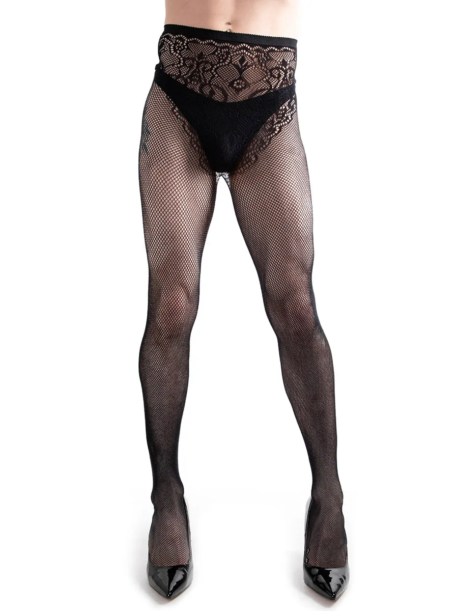 French Cut Fishnet Tights
