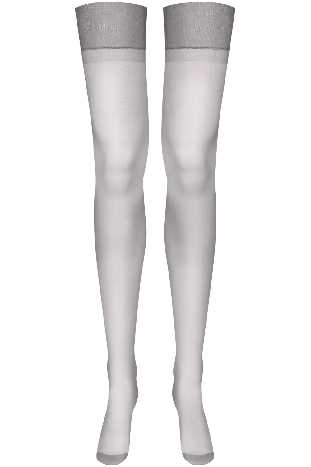 Grey Nylon Stockings 15 Denier