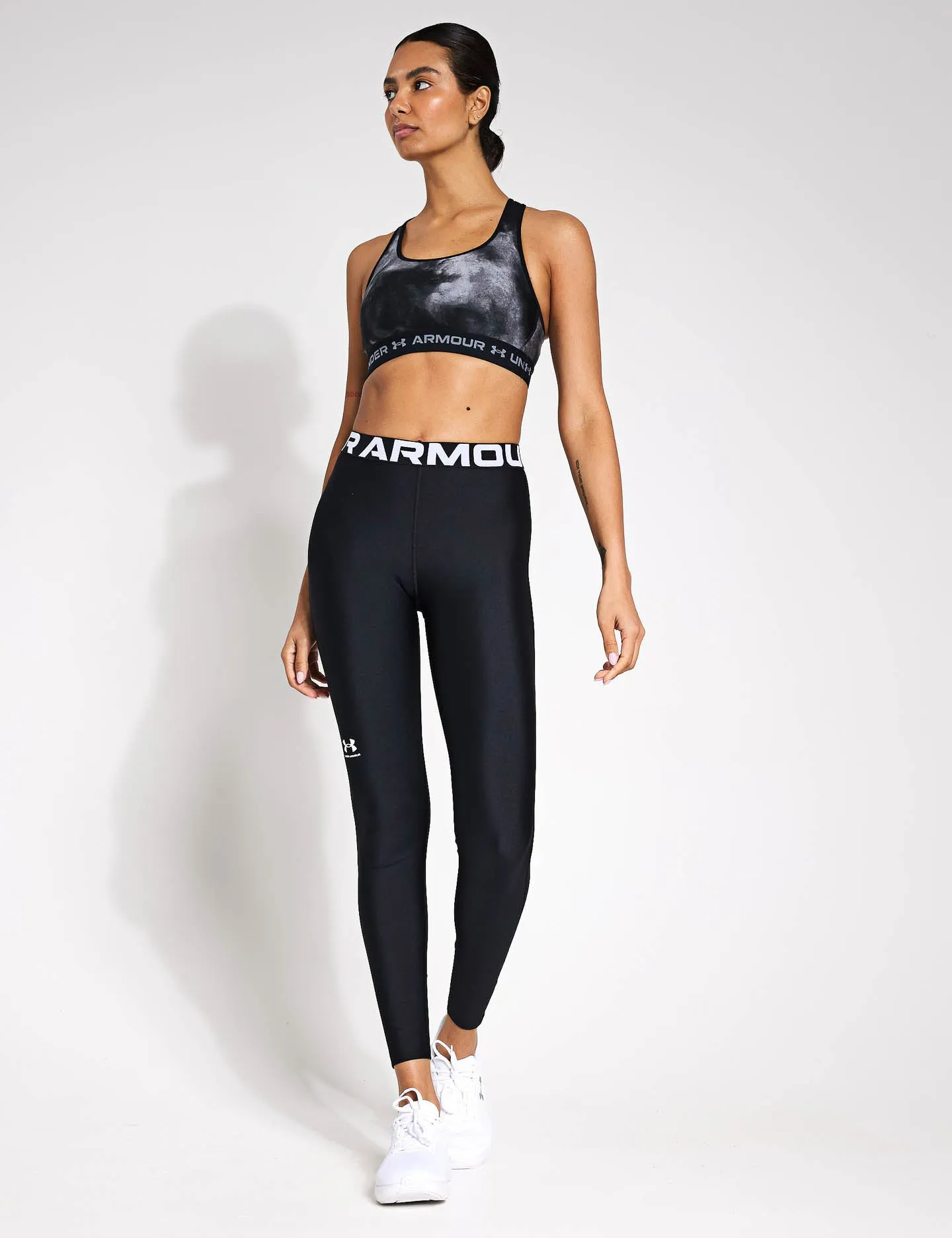HeatGear Leggings - Black/White