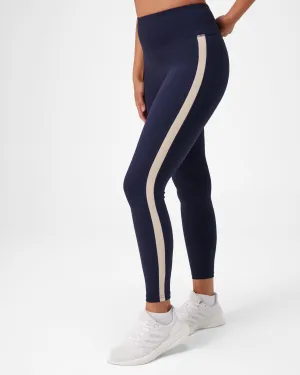 INSPORT WOMENS ESCAPE PANEL FULL LENGTH TIGHT NAVY/CREAM