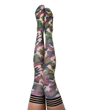 Kixies Alex Thigh High Camouflage