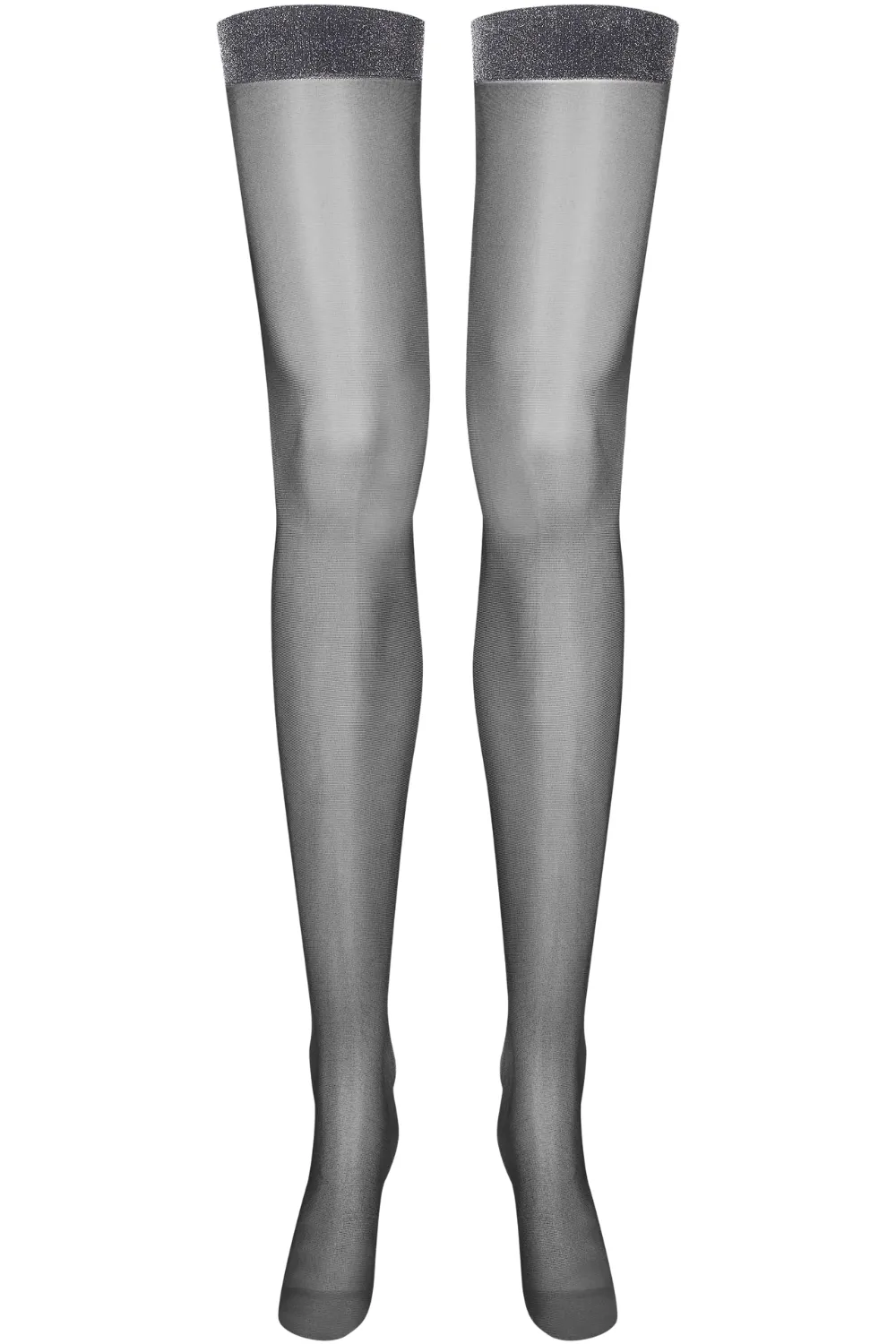 Lurex Garter Stockings 20 Denier