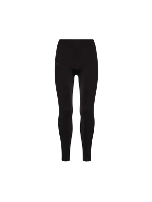Mens Men's Plant-Stretch Compressive Leggings—black