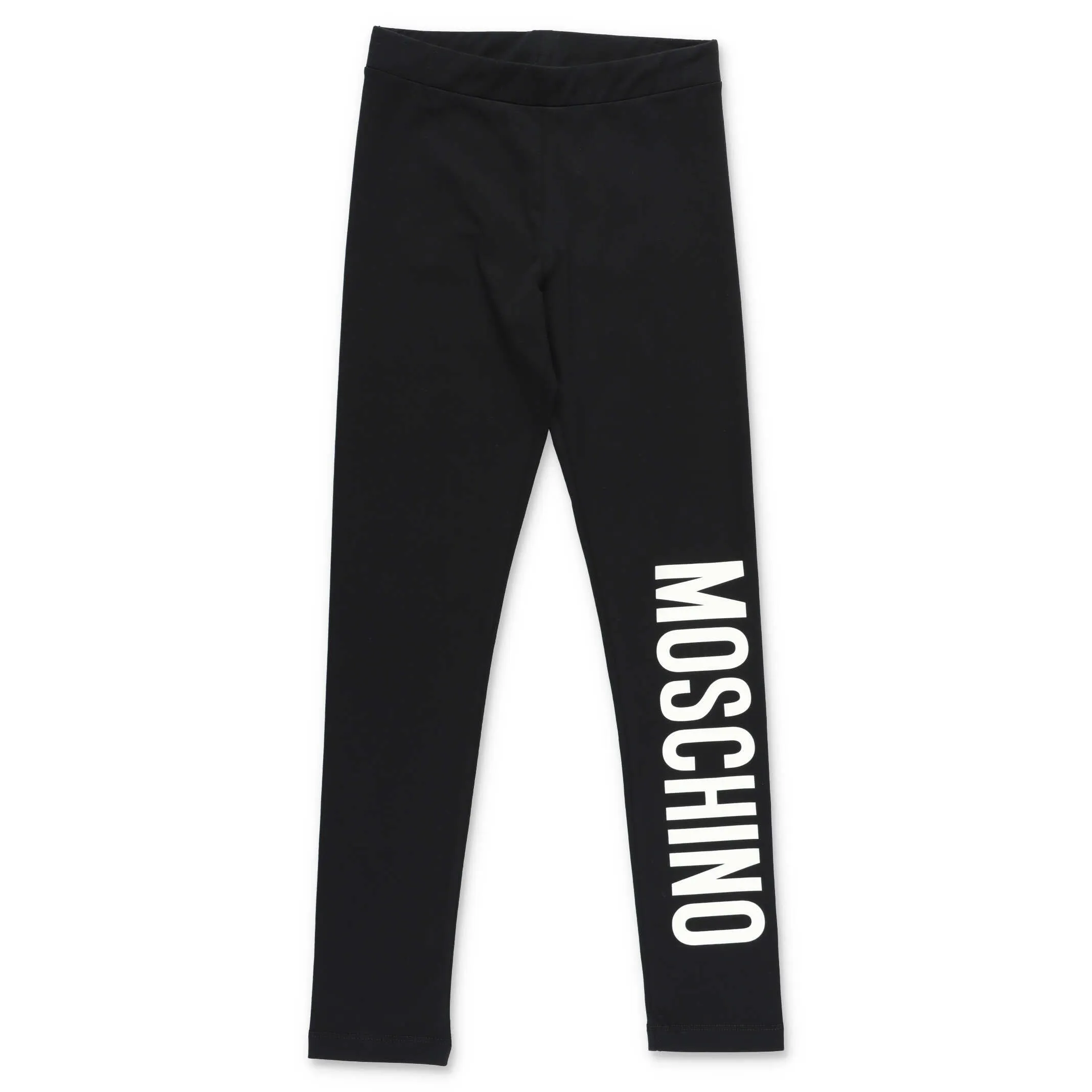 Moschino Kids Logo Printed Elastic Waist Leggings