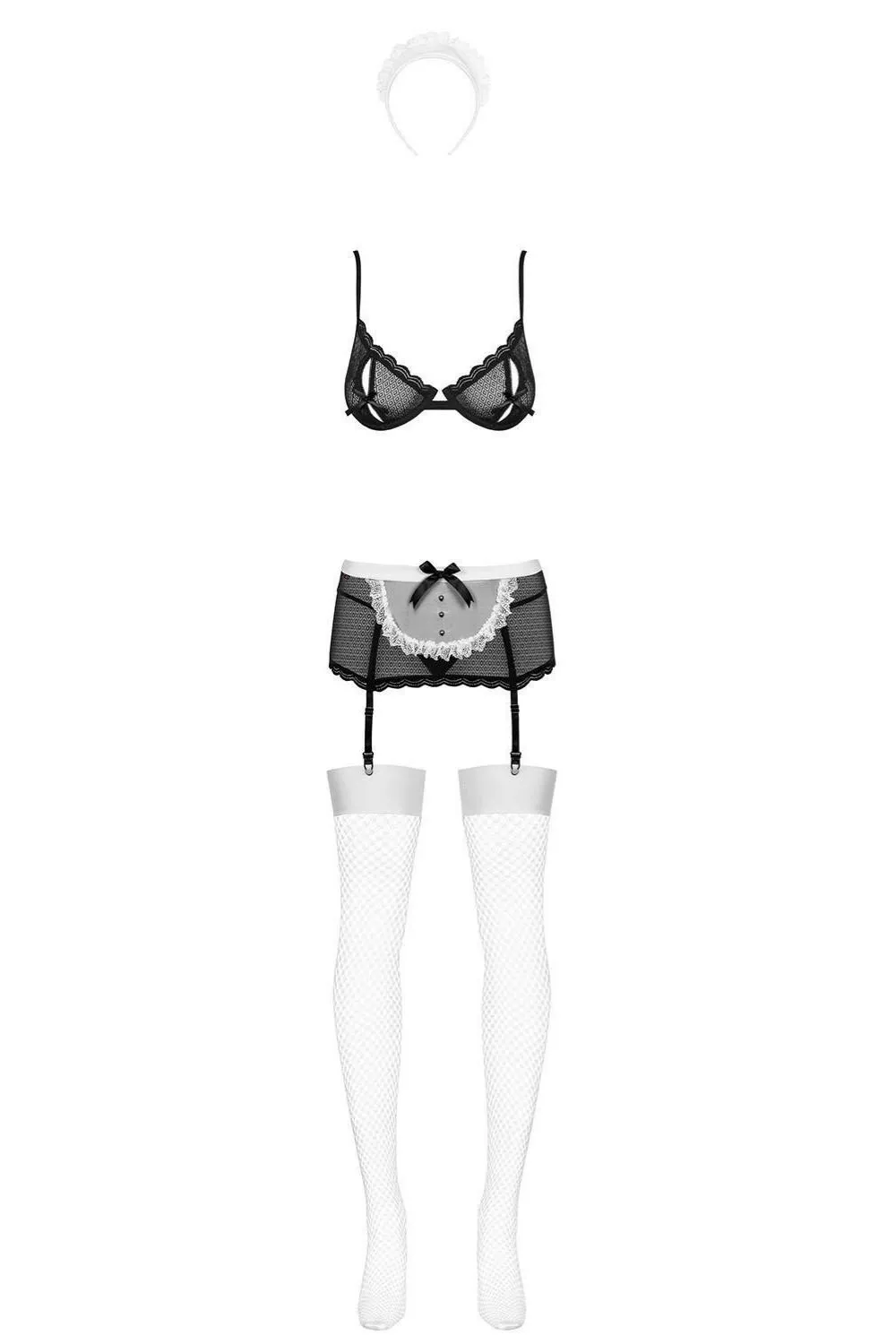 Obsessive Maid Me Bra Set Costume