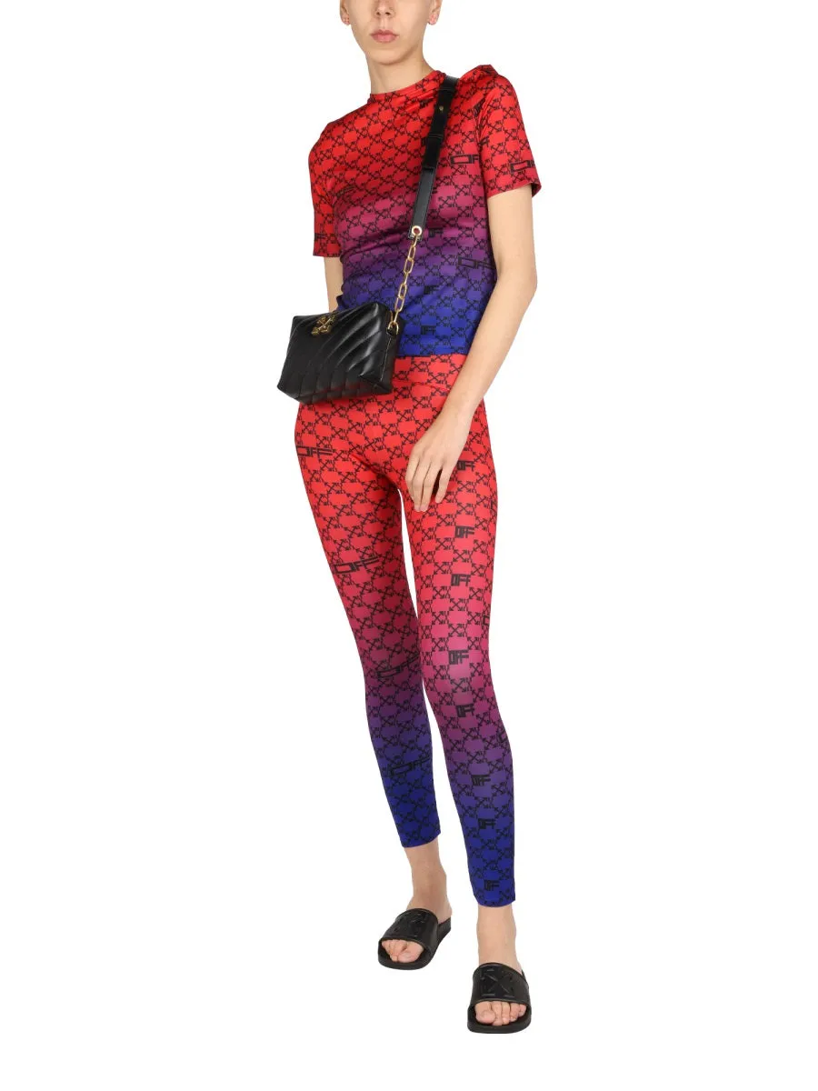 Off-White Arrows Printed High Waist Leggings