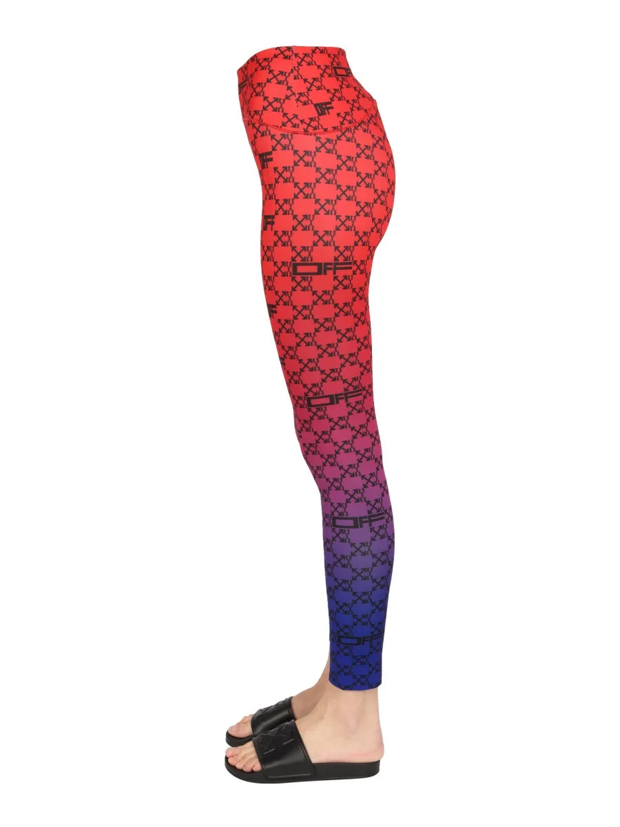 Off-White Arrows Printed High Waist Leggings
