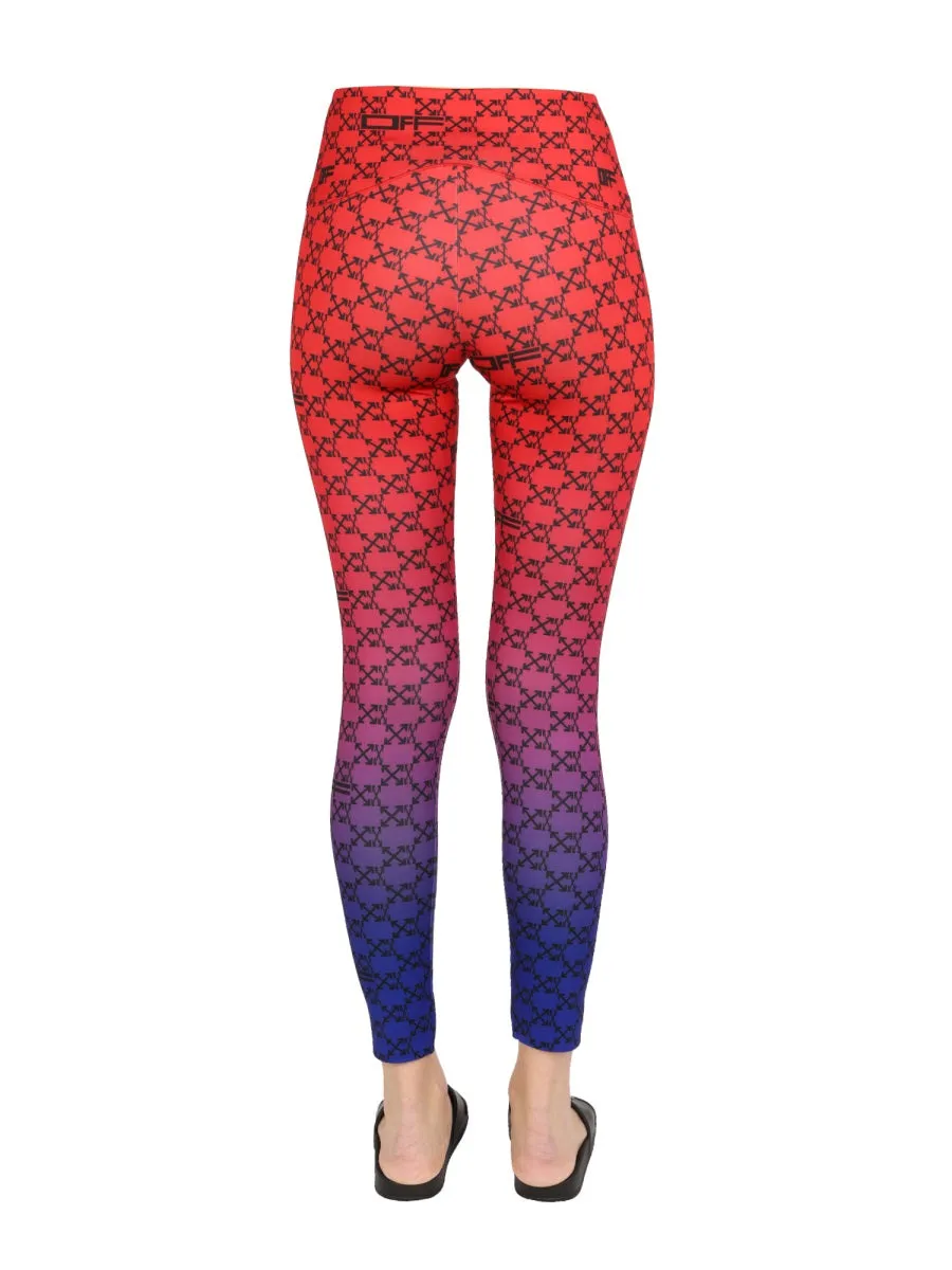 Off-White Arrows Printed High Waist Leggings