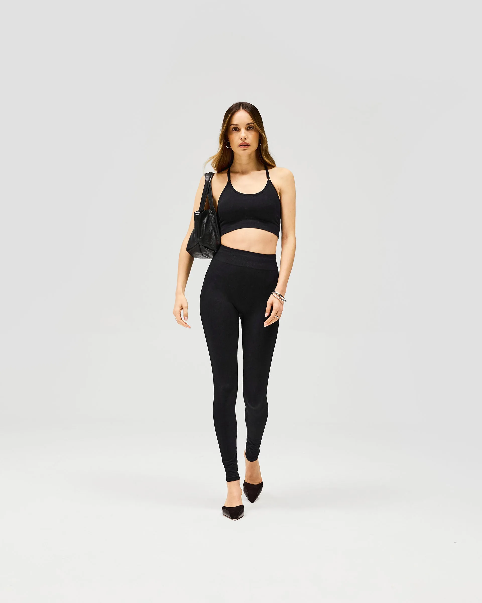 Owners Club Contour Seamless Legging - Jet Black