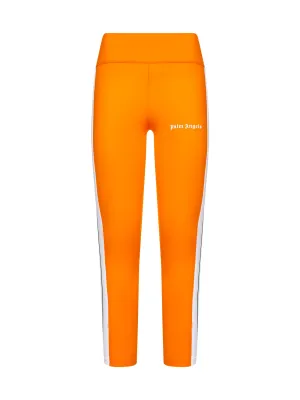 Palm Angels Logo Printed Side Stripe Leggings