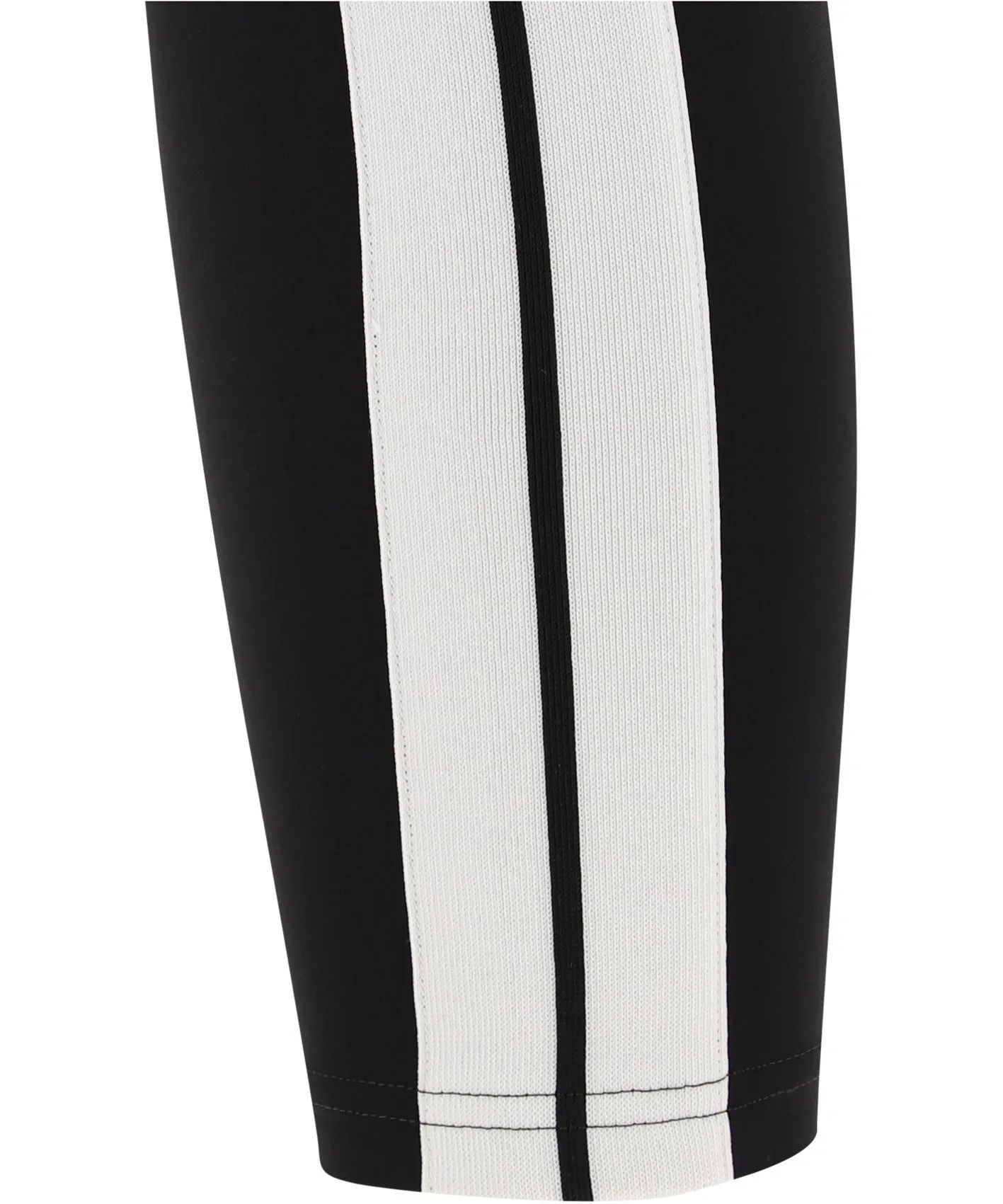 Palm Angels Stripe Detailed Logo Printed Leggings