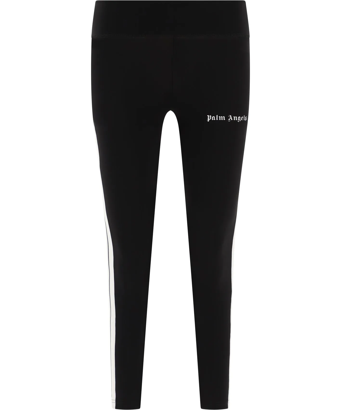 Palm Angels Stripe Detailed Logo Printed Leggings
