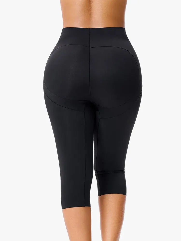 Post-Liposuction High-Waisted Compression Shorts for Women