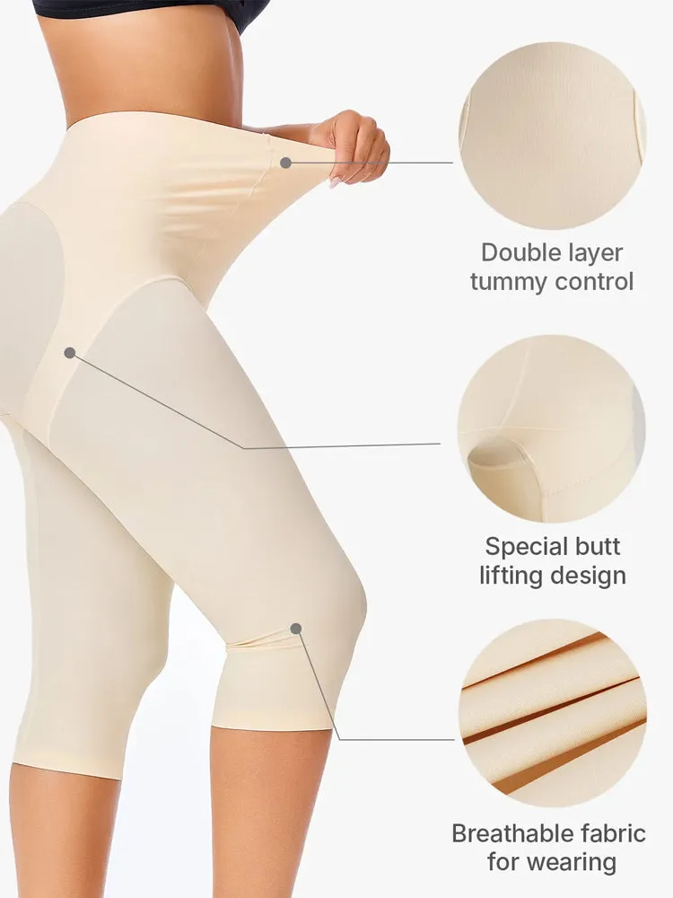 Post-Liposuction High-Waisted Compression Shorts for Women