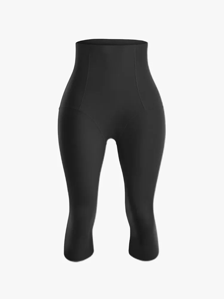 Post-Liposuction High-Waisted Compression Shorts for Women