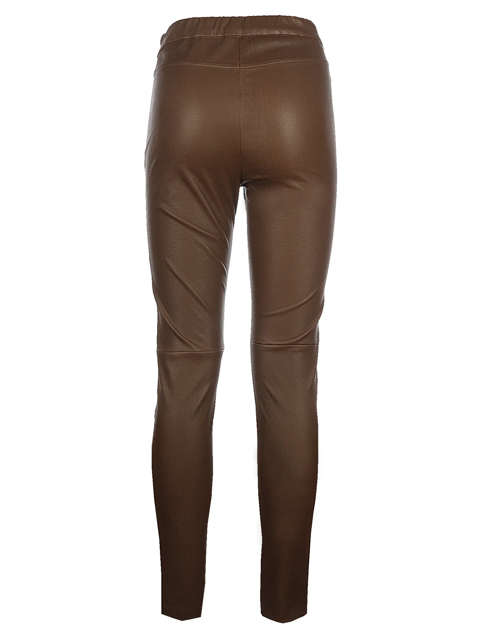 'S Max Mara Cropped Leather Leggings