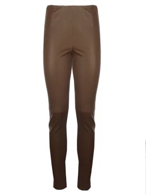 'S Max Mara Cropped Leather Leggings