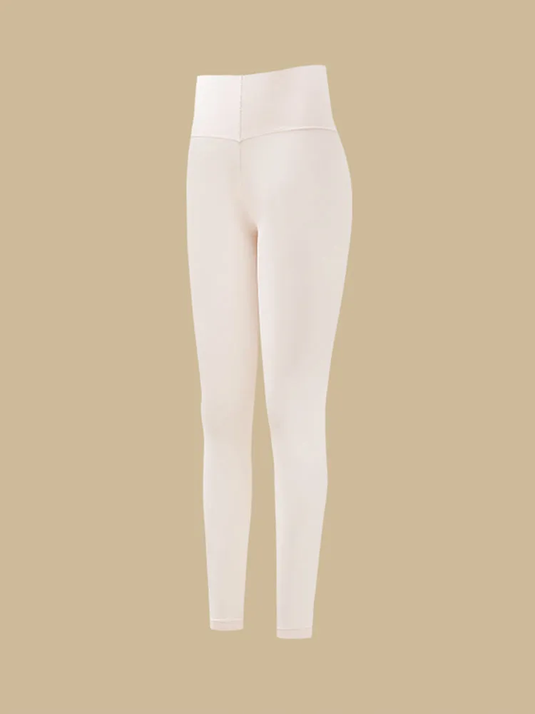 Seamless Black Warmth-Retaining Leggings