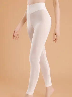 Seamless Black Warmth-Retaining Leggings