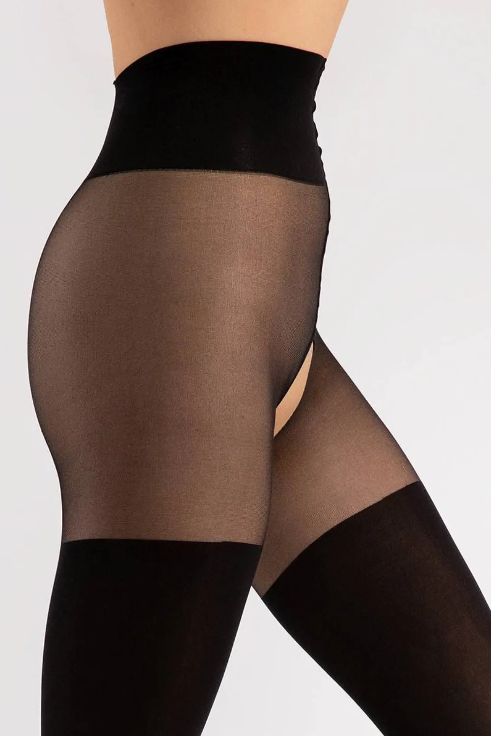 Sensual Twilight Crotchless Tights 40 Denier