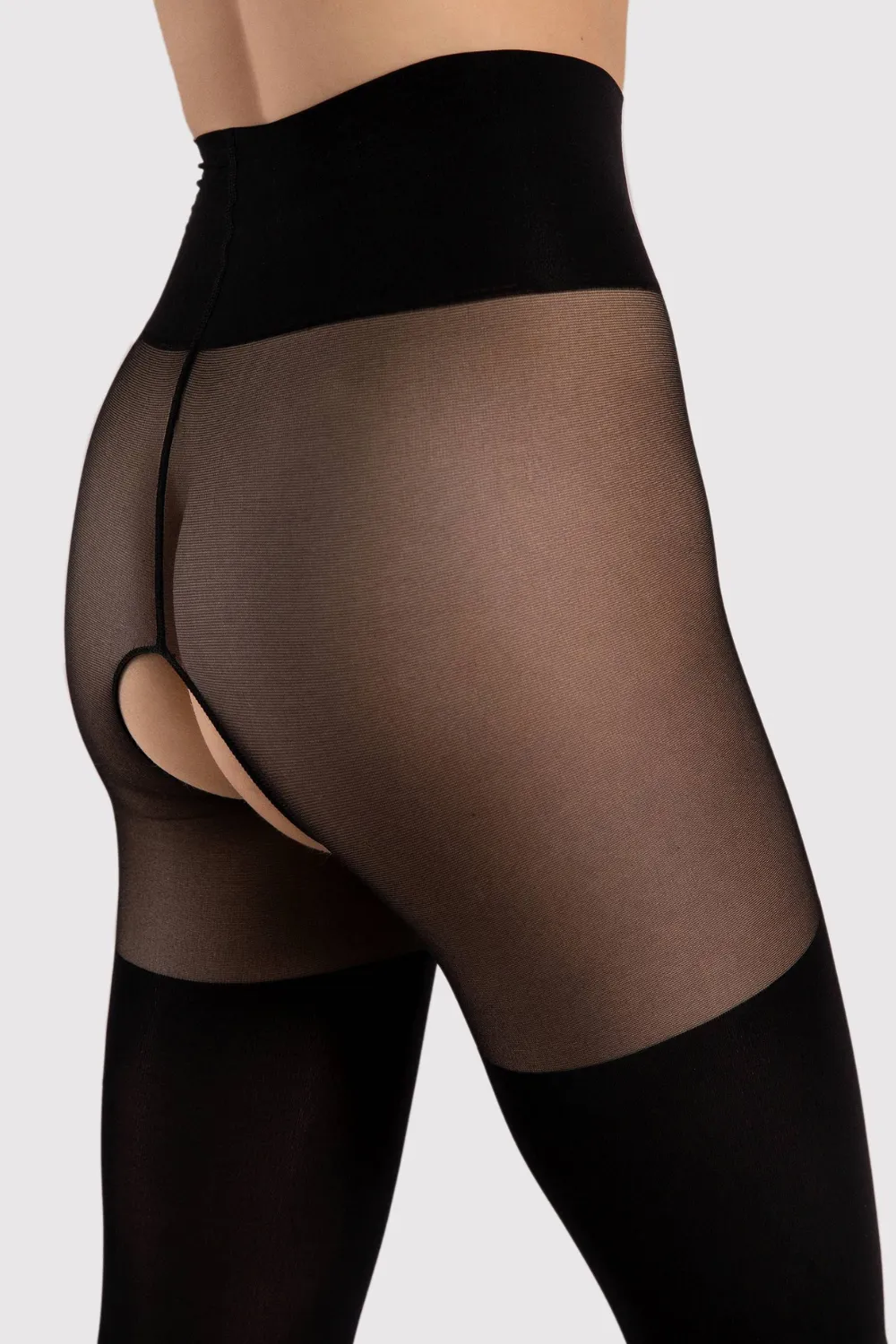 Sensual Twilight Crotchless Tights 40 Denier