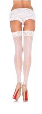SHEER STOCKINGS WITH BACKSEAM-QUEEN SIZED