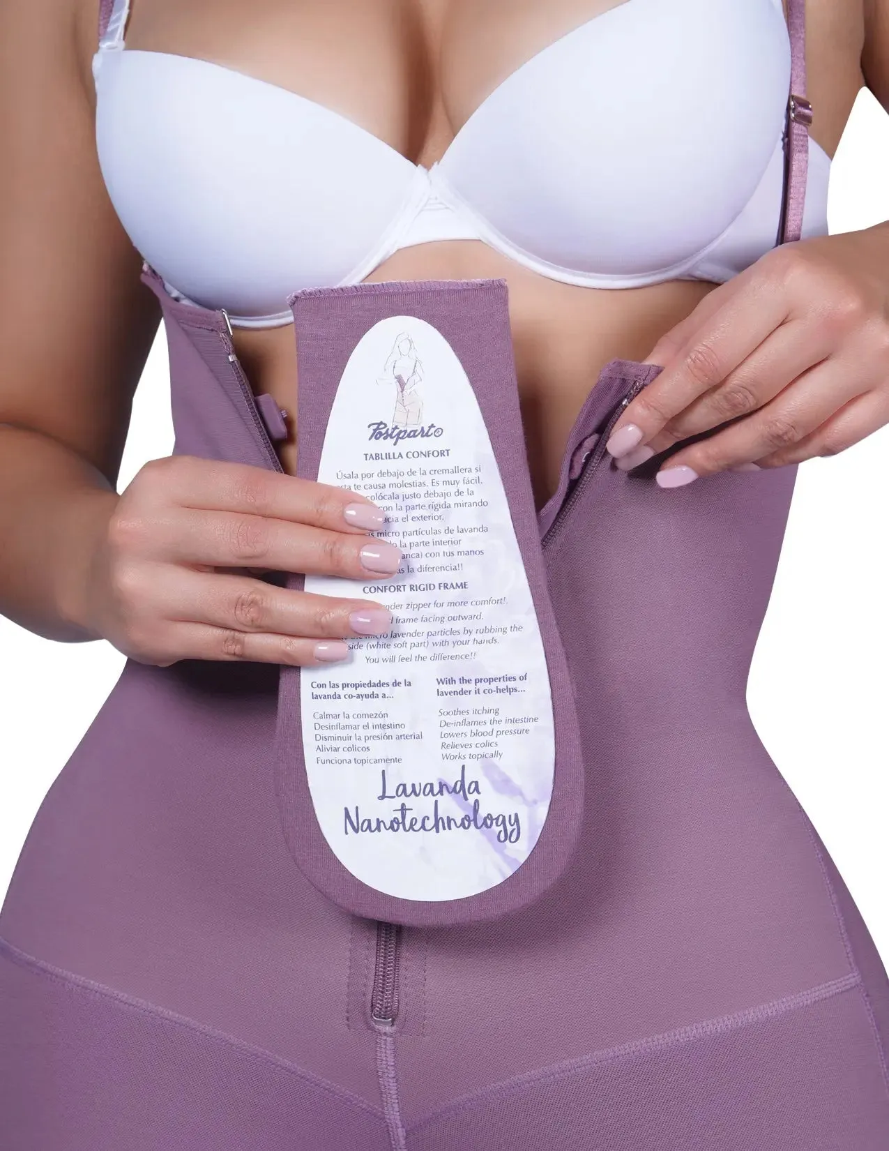 Siluet PL1 Postpartum Mid-Thigh Full Body Shaper with abdominal reinforcement
