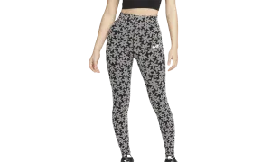 Sportswear Printed High Waist Leggings WMNS "Black/White"